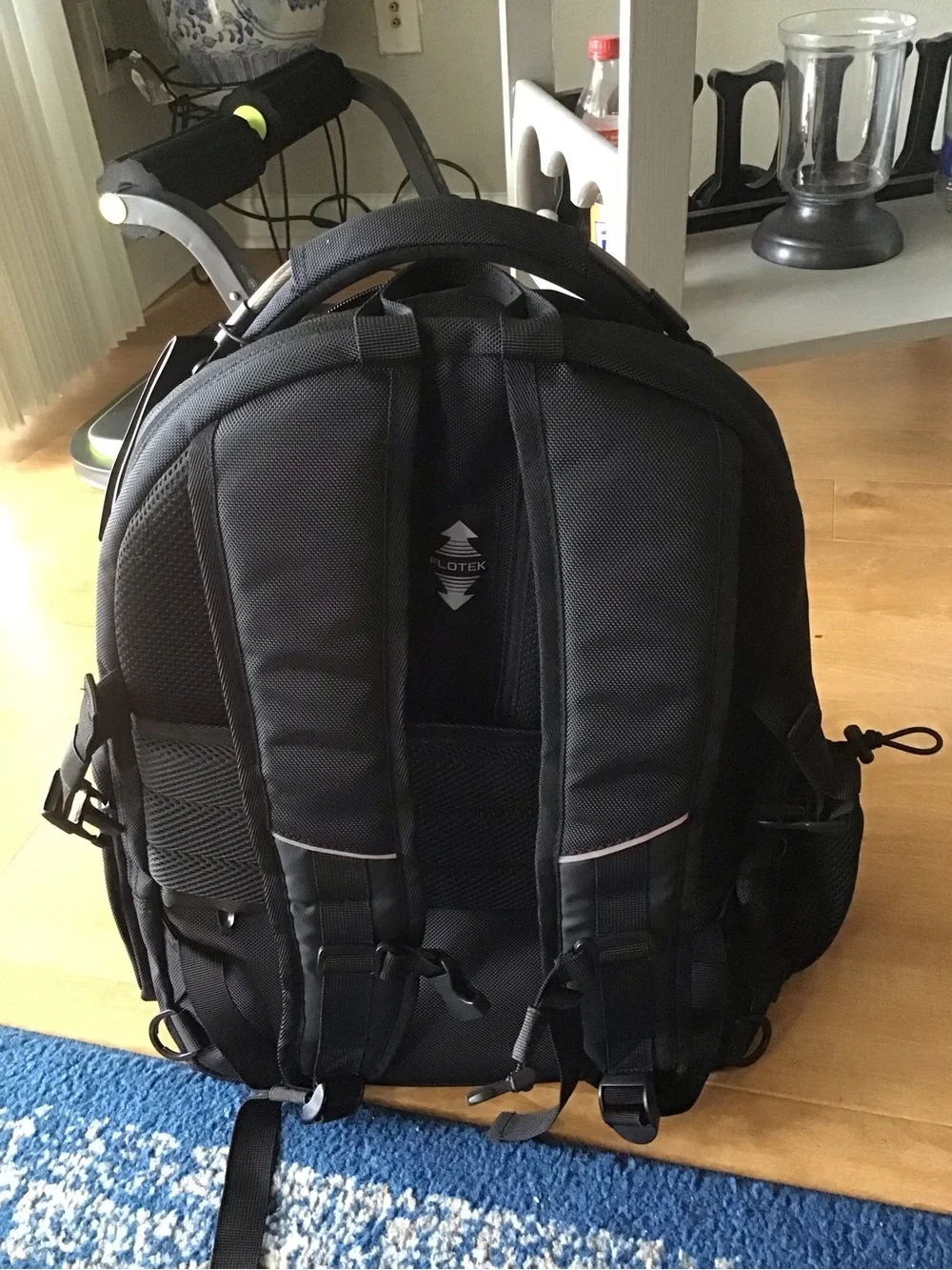 Black Men's Travel Backpack